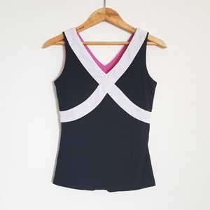 2 for $20 | Lululemon Black & White Cross Tank